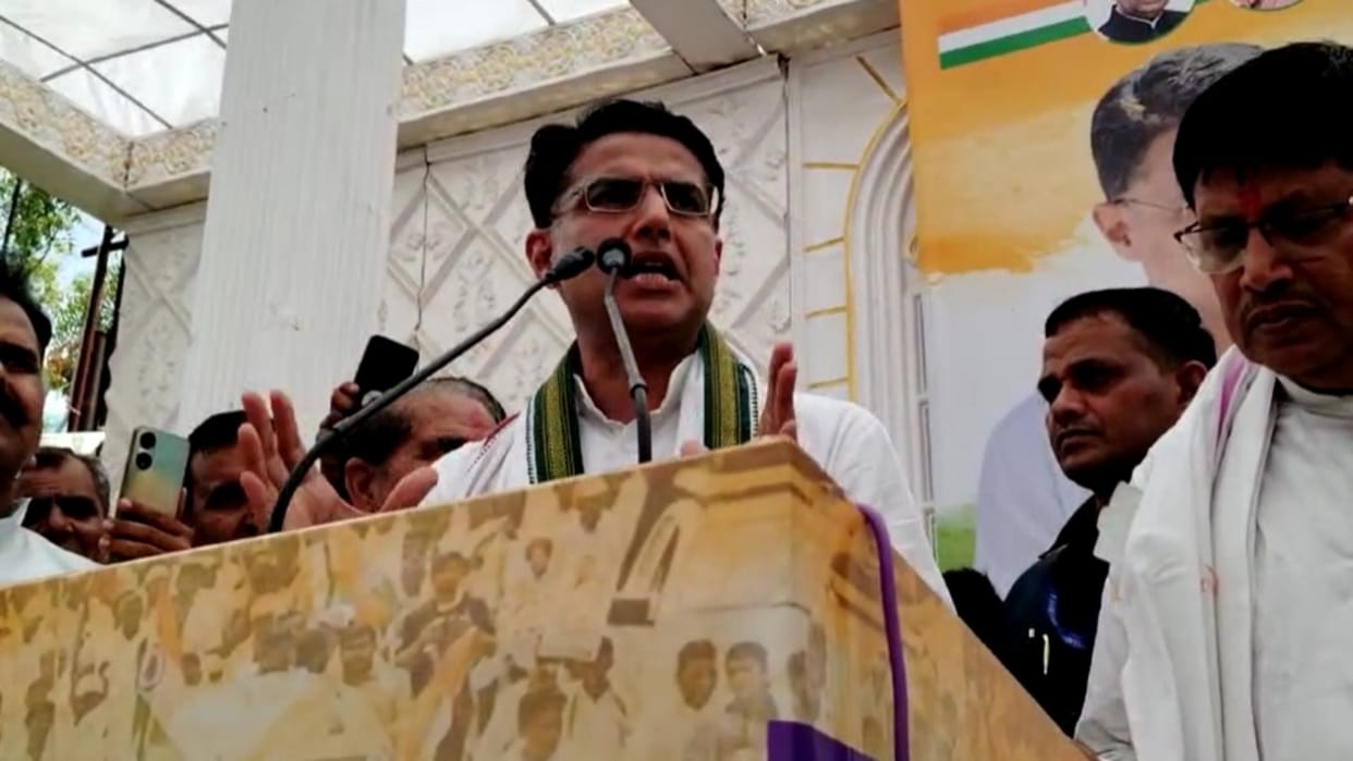Lok Sabha Elections 2024: Murari Lal Meena filed nomination from Dausa; Sachin Pilot targeted BJP