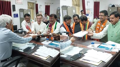 Mp Lok Sabha Election Ashish Dubey From Bjp And Dinesh Yadav From Congress Filed Nomination In Jabalpur - Amar Ujala Hindi News Live - Mp Ls Election:भाजपा से आशीष तथा कांग्रेस से