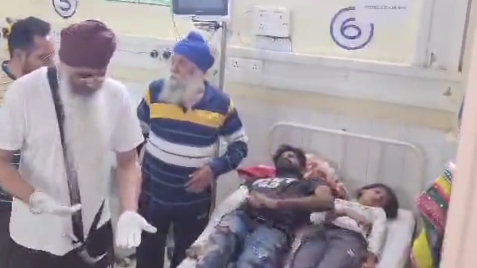 Many injured in moga accident