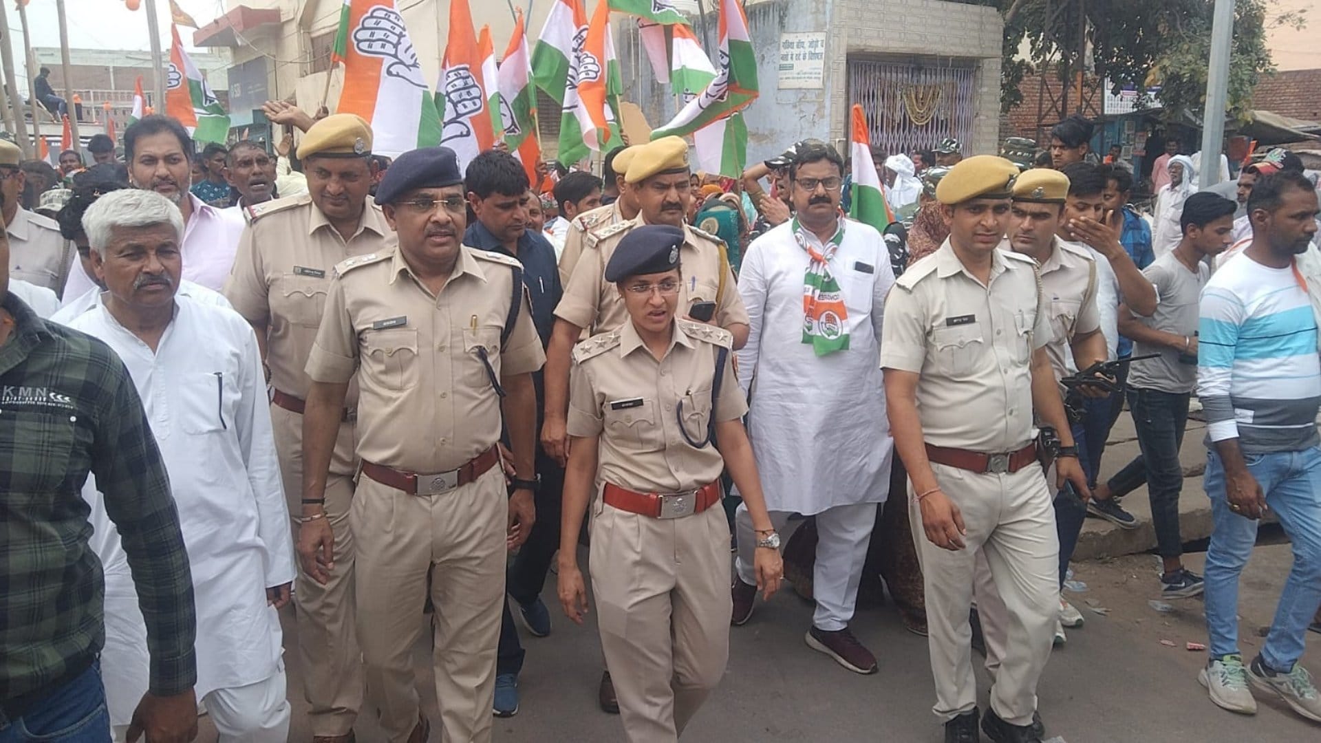 Bharatpur Lok Sabha: BJP-Congress candidates filed nominations, BJP MLA stopped from entering nomination room