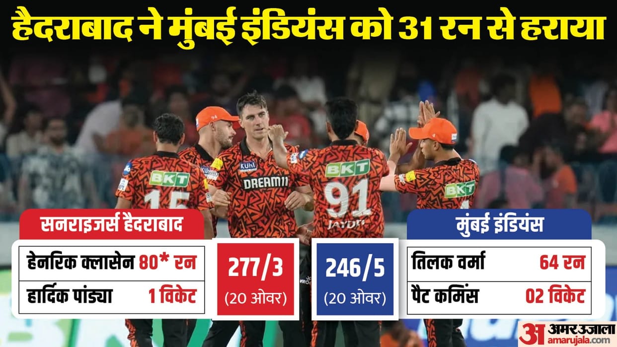 IPL 2024 SRH vs MI Result: Sunrisers Hyderabad vs Mumbai Indians Key Highlights Analysis Result
