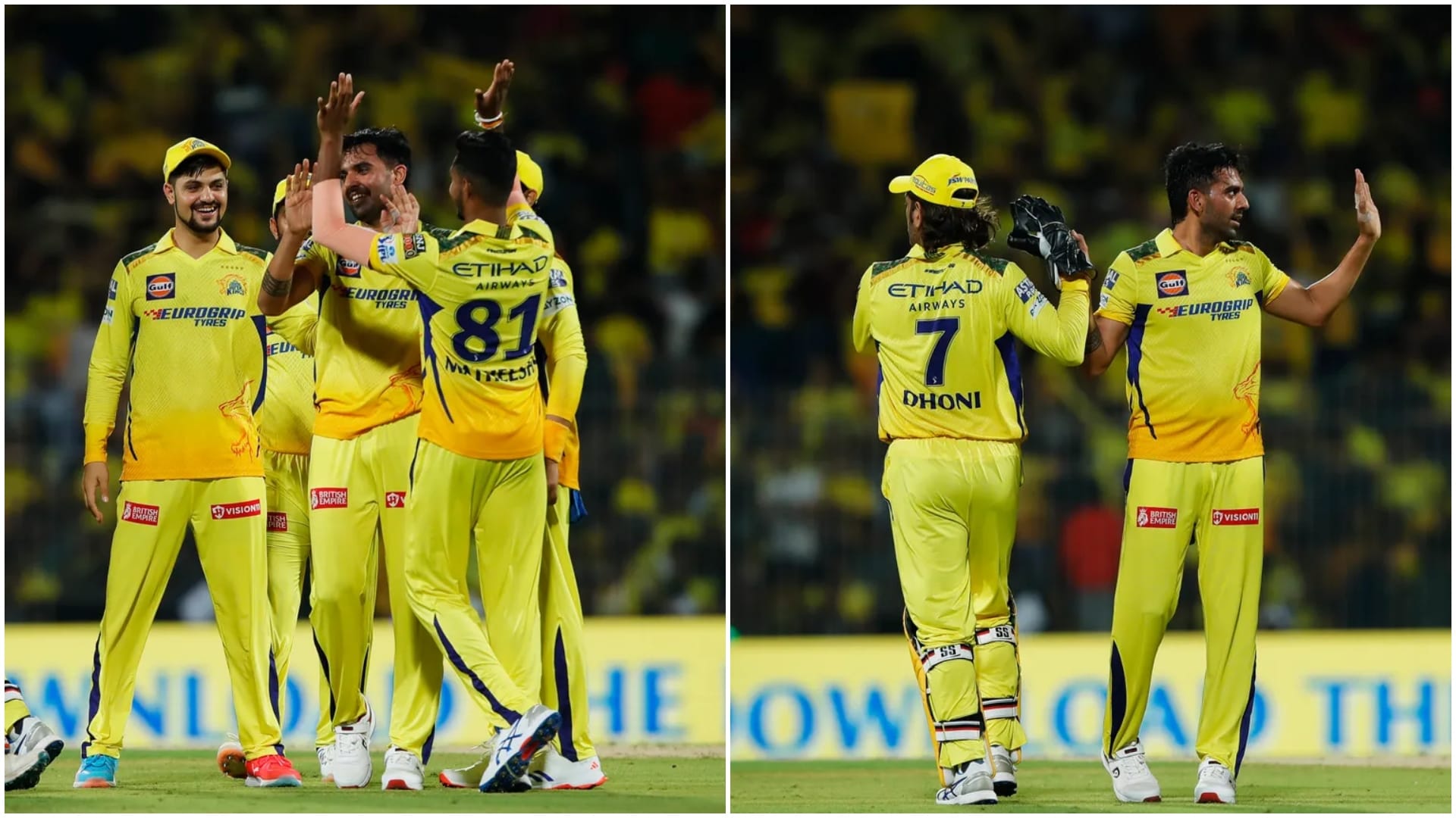VIDEO: UP Sameer Rizvi hit 2 sixes in an over of Rashid Khan, Dhoni reaction on Sameer six IPL 2024 CSK vs GT