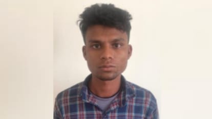 गिरफ्तार किया गया आमिर हमजा।