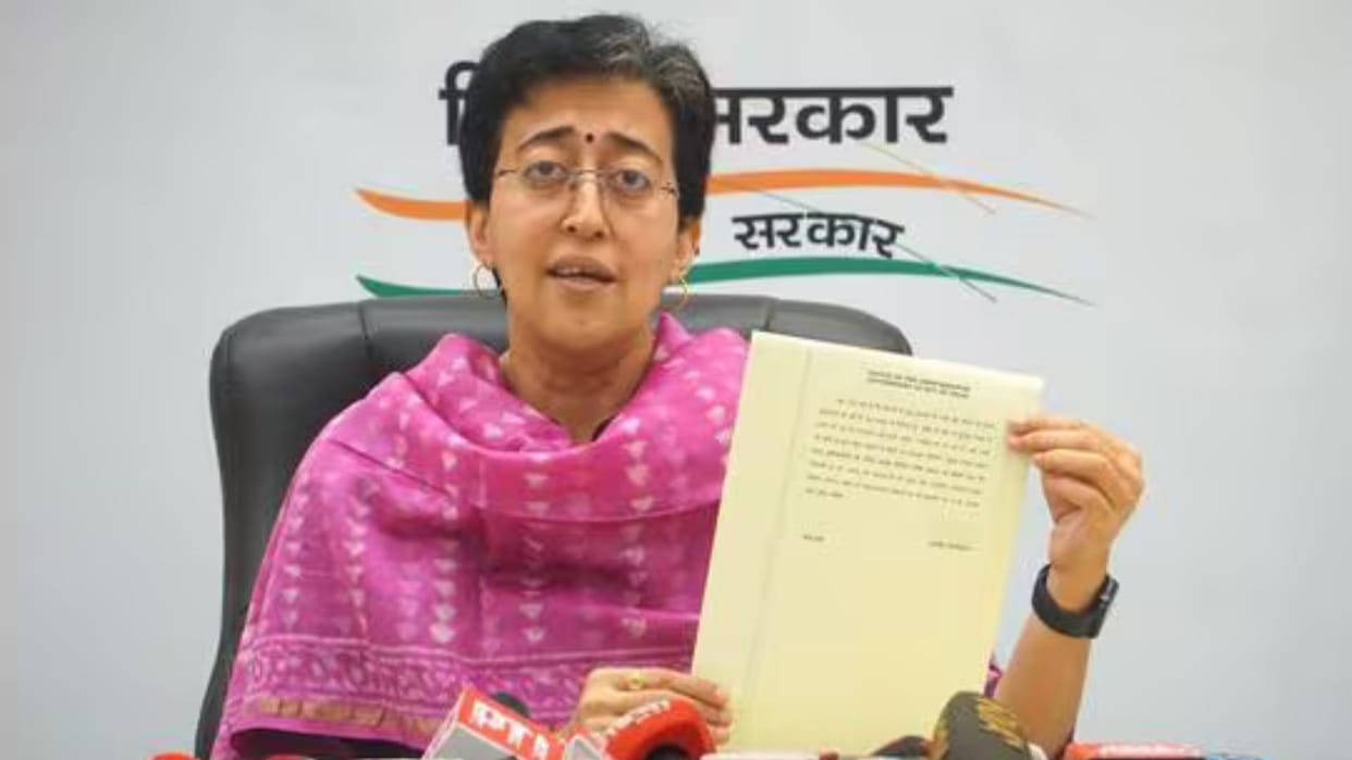 Arvind Kejriwal: BJP asked - Where did Kejriwal's letter come to Atishi marlena