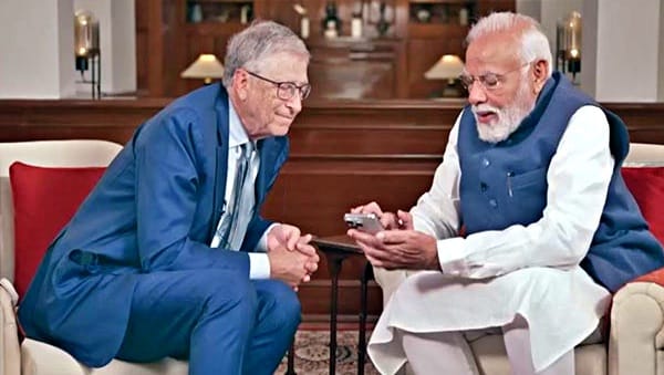 Narendra Modi Bill Gates Meeting Updates Microsoft Artificial Intelligence Climate Change know more