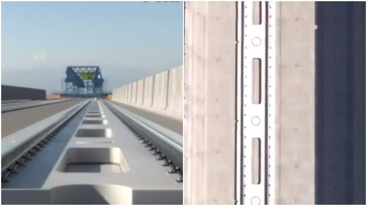 Bullet Train Railway Minister Ashwini Vaishaw shares Ballastless tracks information completion news and update