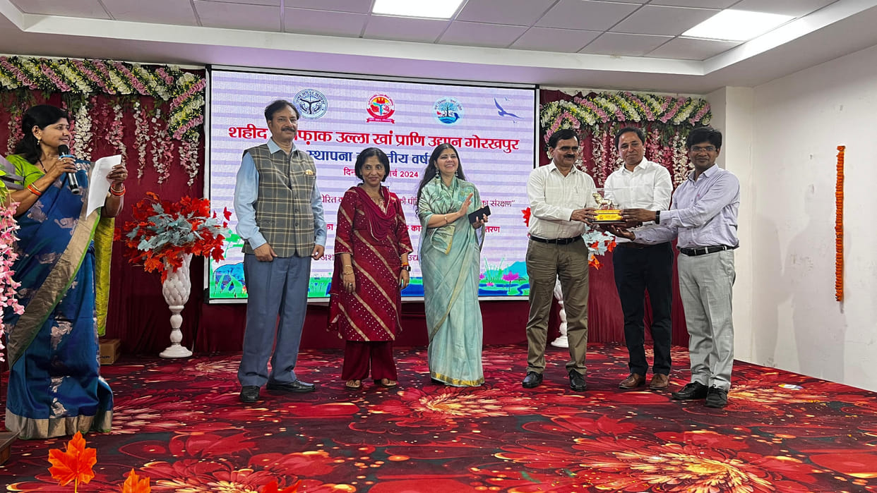 Gorakhpur Zoo celebrated its third foundation day, organized with pomp and show