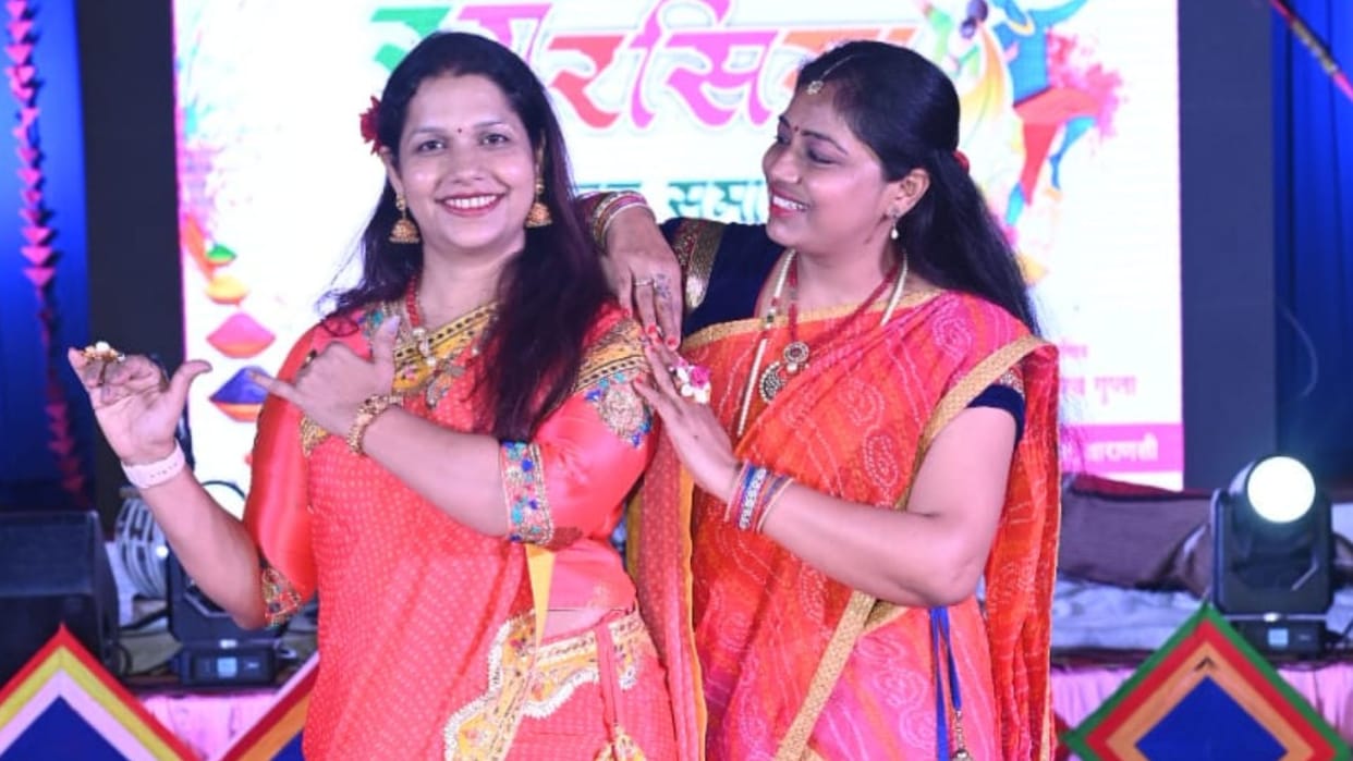 Holi milan Celebrated with Ran Rasia Samaroh in varanasi