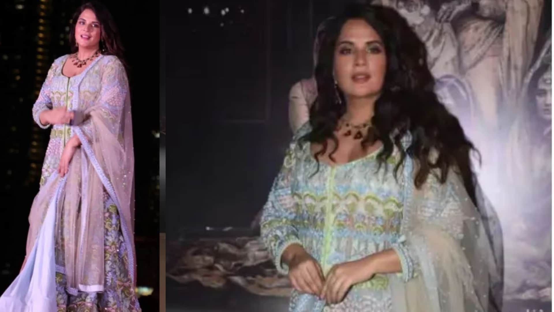 look of sonakshi sinha to richa chadha at sanjay leela bhansali web series heeramandi event