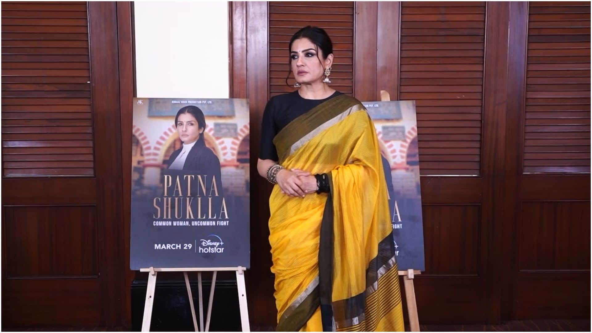 Raveena Tandon Anushka Kaushik Interview For Patna Shuklla Film Produced By Arbaaz Khan disney plus hotstar