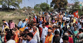 शहडोल की भाजपा प्रत्याशी हिमाद्री सिंह ने नामांकन दाखिल किया।