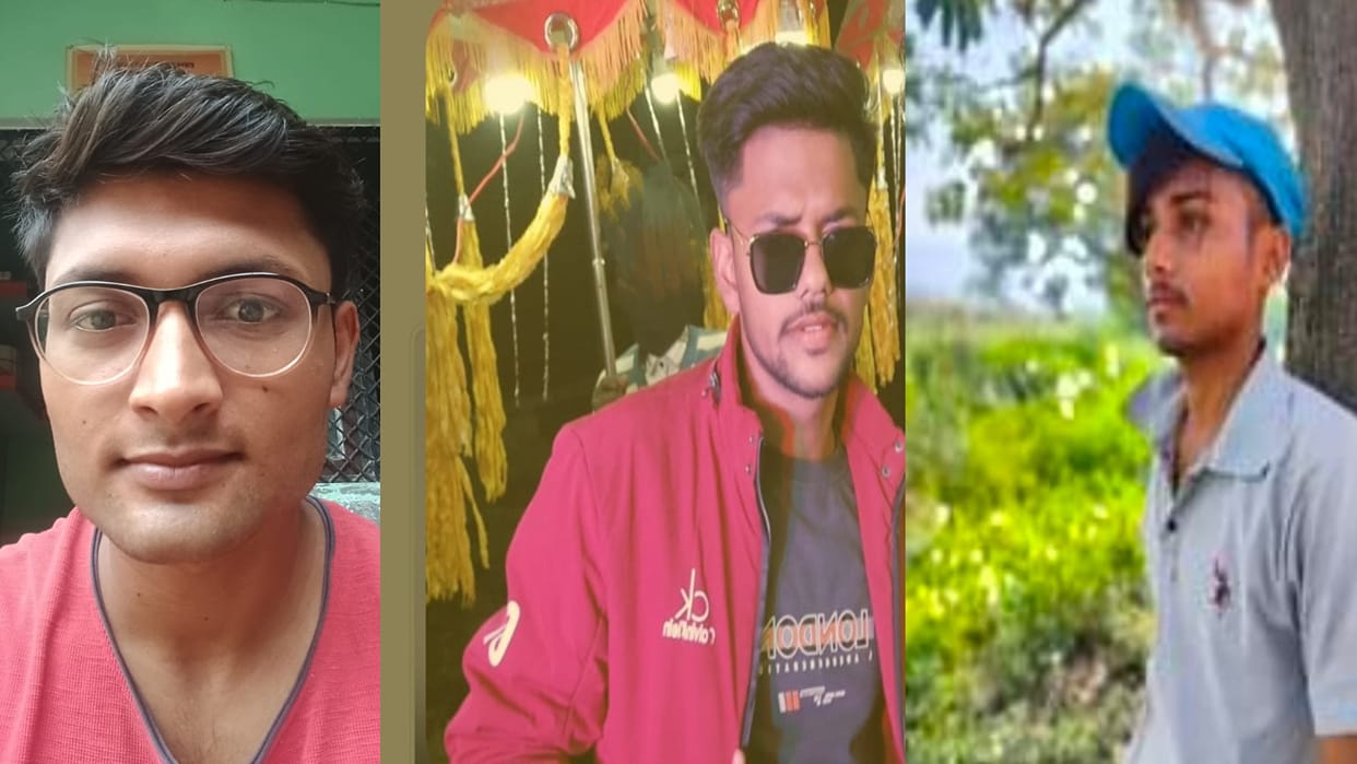 Three youths who went to bathe in Ganga drowned in deep water, two died, search for one continues.