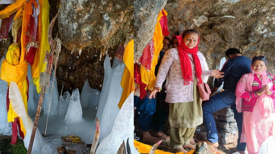 Uttarakhand Timmersain Mahadev Baba barfani Snow Shivling in niti valley China border Pilgrims Visit