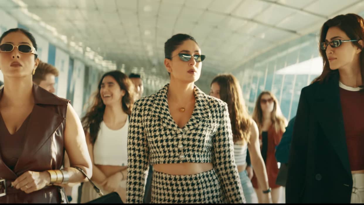 areena kriti and tabu starrer Crew X Review netizens reaction on the film calls its a Hilarious Ride