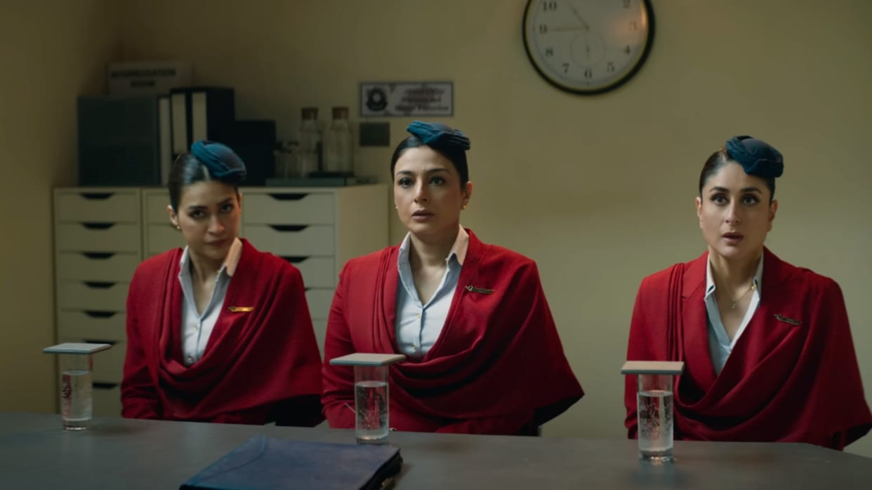 Kriti Sanon shared she will do sequel with Kareena Kapoor Khan Tabu in Crew if the writers have a good script