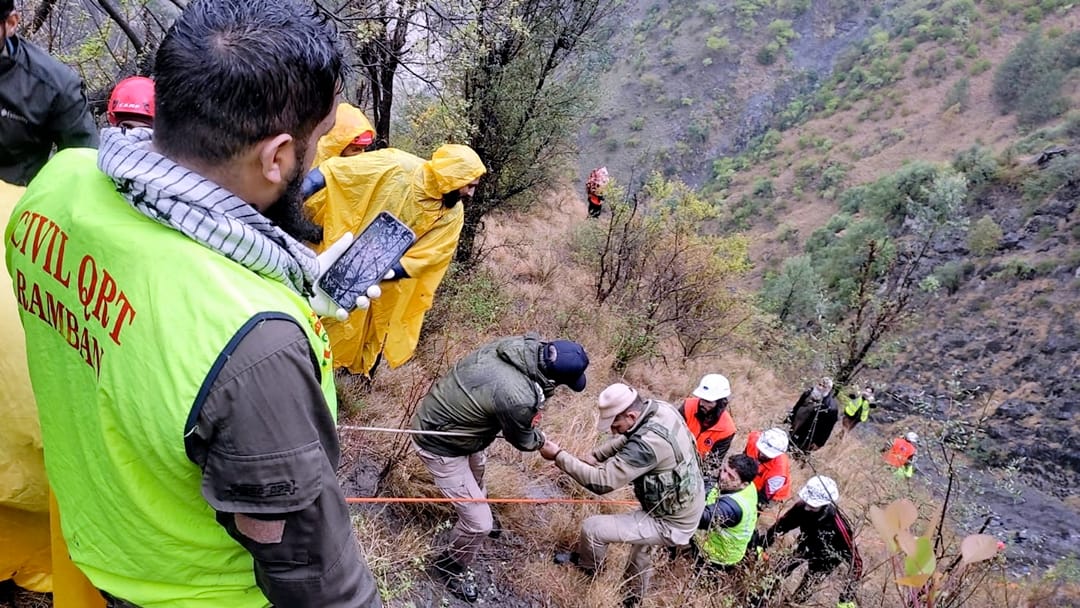 Ramban Accident News: Taxi Fell Into A Deep Gorge In Ramban On Jammu Srinagar National Highway