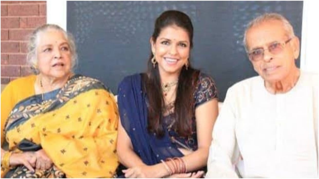 Veteran Actress shubha khote husband Mr dinesh balsawar passes away due to old age