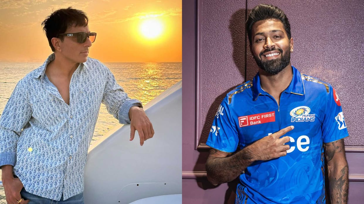 Sonu Sood came in support of Hardik Pandya scolded critics of cricketers post goes viral ipl 2024