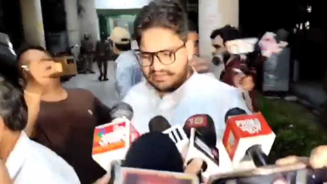 mukhtar ansari son said When I talked to father on phone his condition very bad