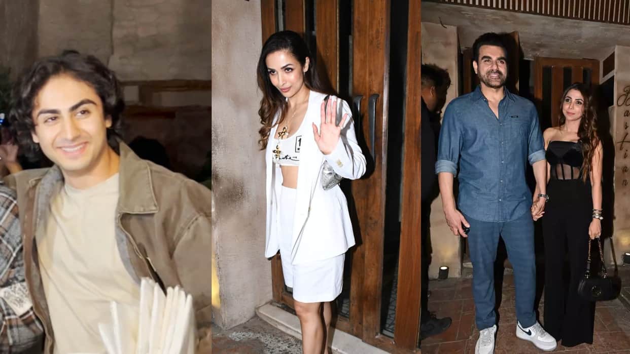Arhaan Khan Party for damb biryani malaika arbaaz khan Sshura salim khan Alizeh Agnihotri Raveena Tandon seema