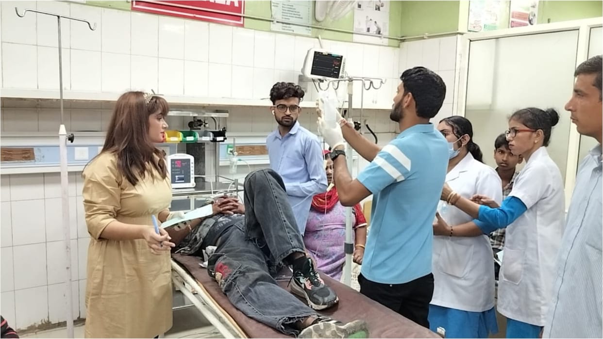 Hisar: Accident in Rajthal village, two bikes collided head-on, two youth lost their lives