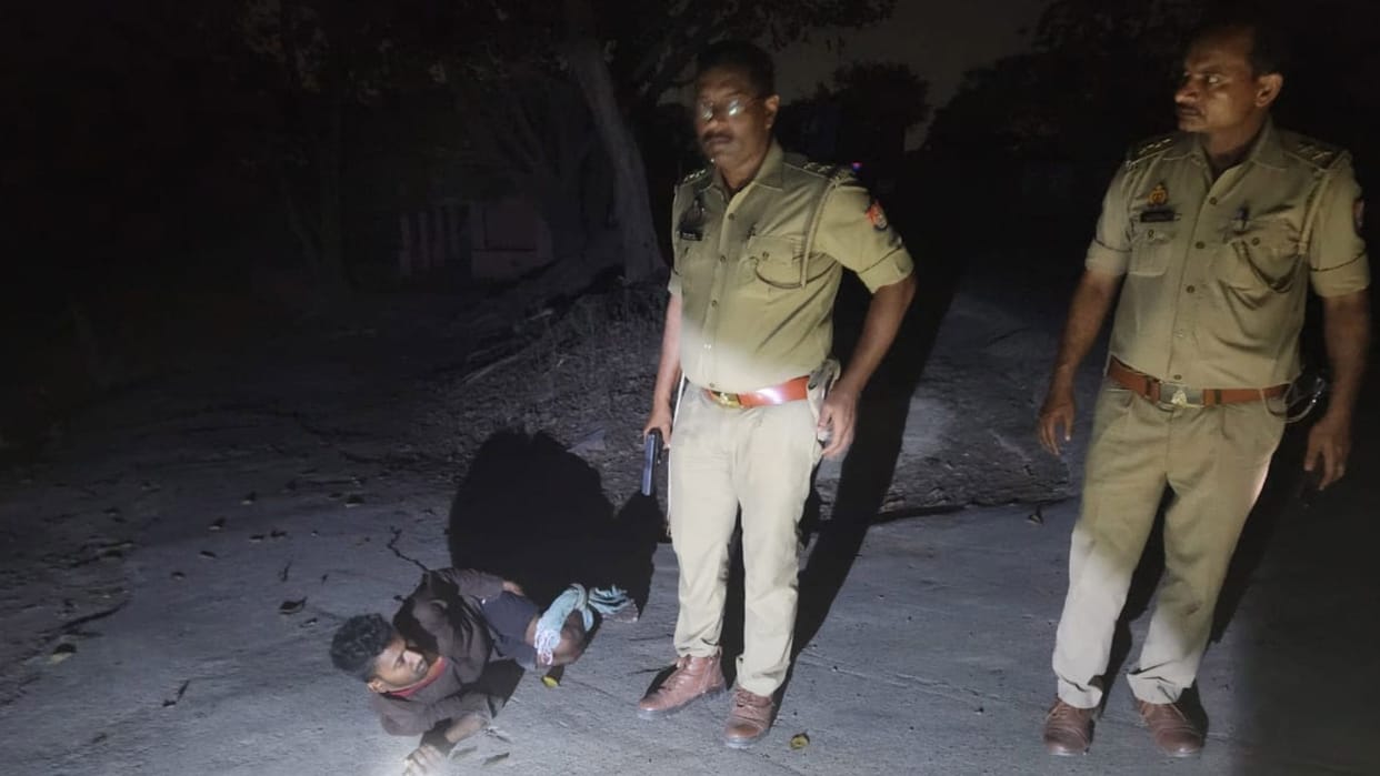 Two accused injured in encounter case of gang rape a girl