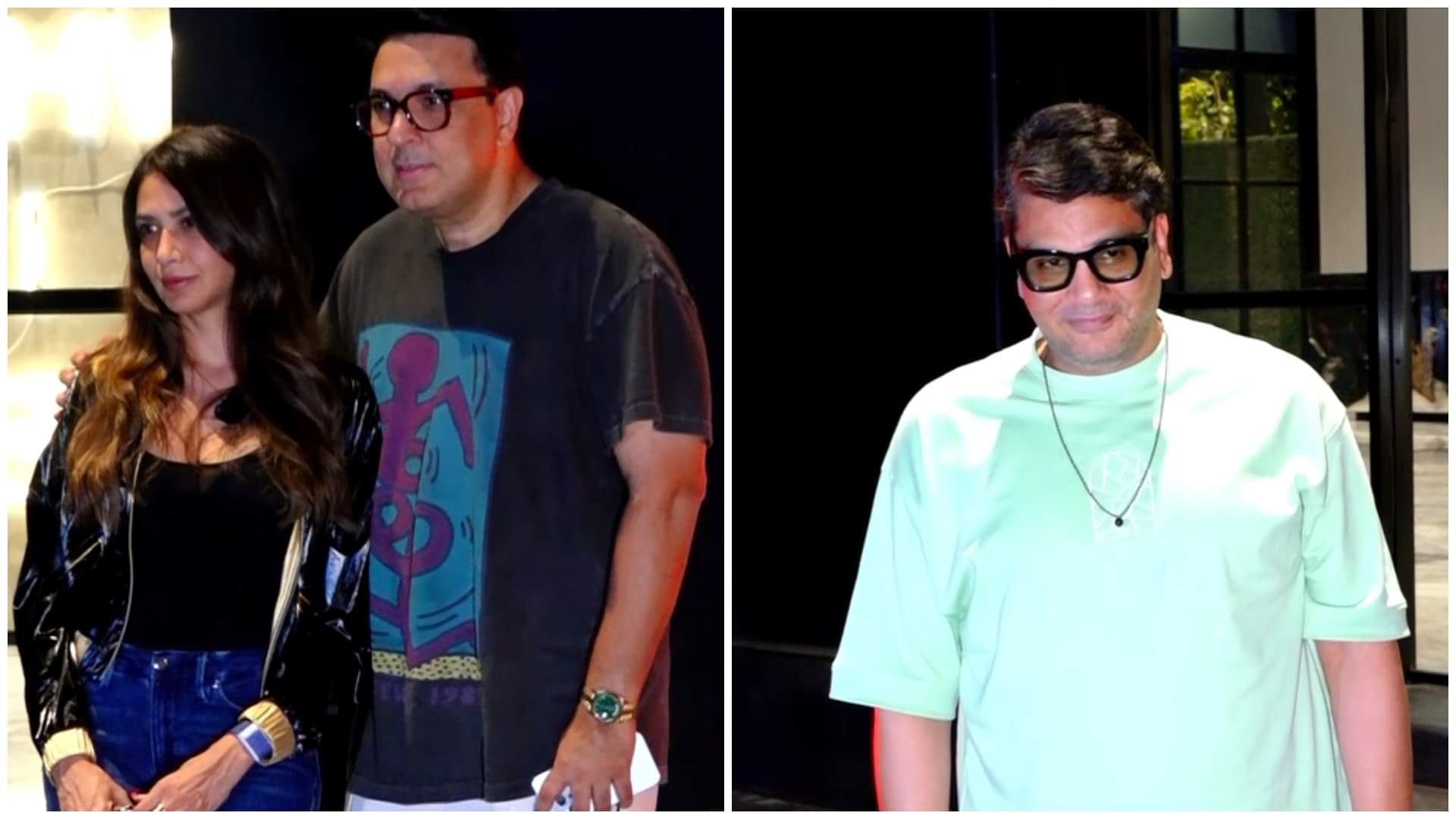 Kriti Sanon With Father and Sister Nupur Sanon at Special Screening Of Tabu Kareena Kapoor Khan Starrer Crew