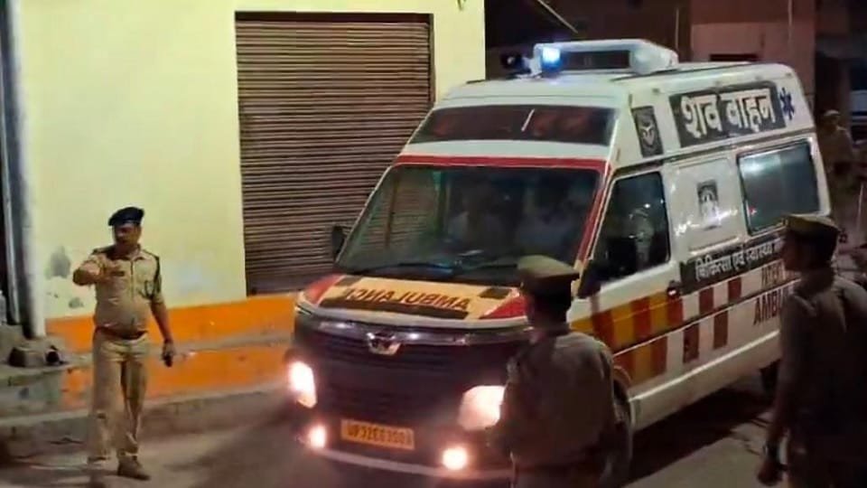 Mukhtar Ansari's body was brought from Banda to Ghazipur
