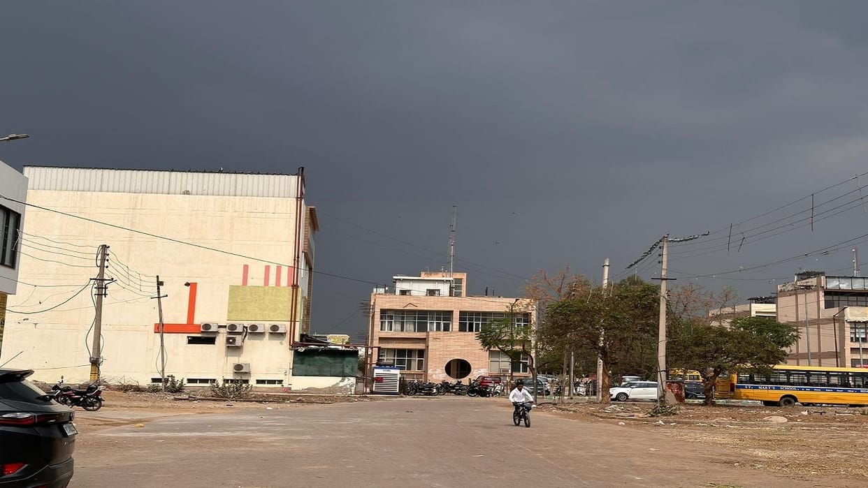 Weather changed in Haryana, Due to effect of western disturbance, clouds covered many districts