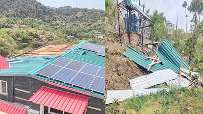 Himachal Weather: हिमाचल में अंधड़ ने ली तीन की जान, 19 वाहन क्षतिग्रस्त, दस भवनों की छतें उड़ीं Himachal weather: Storm caused havoc in state: Roofs of houses blown away, wheat crop scattered in fields, tre