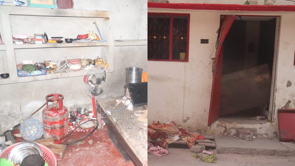 Five members of a family got burnt due to explosion due to gas leakage in Shahjahanpur