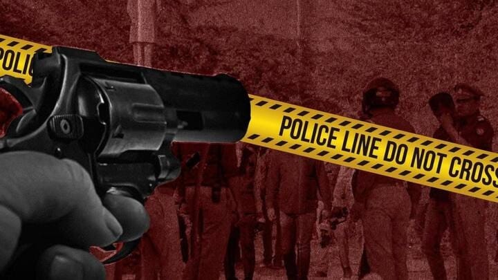 Laborer committed suicide by shooting himself with a pistol, took action due to domestic dispute, dead body fo