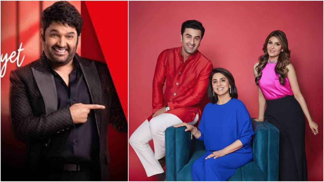 Ranbir to neetu singh Kapoor family in Kapil Sharma Sunil Grover comedy show premiere on Netflix