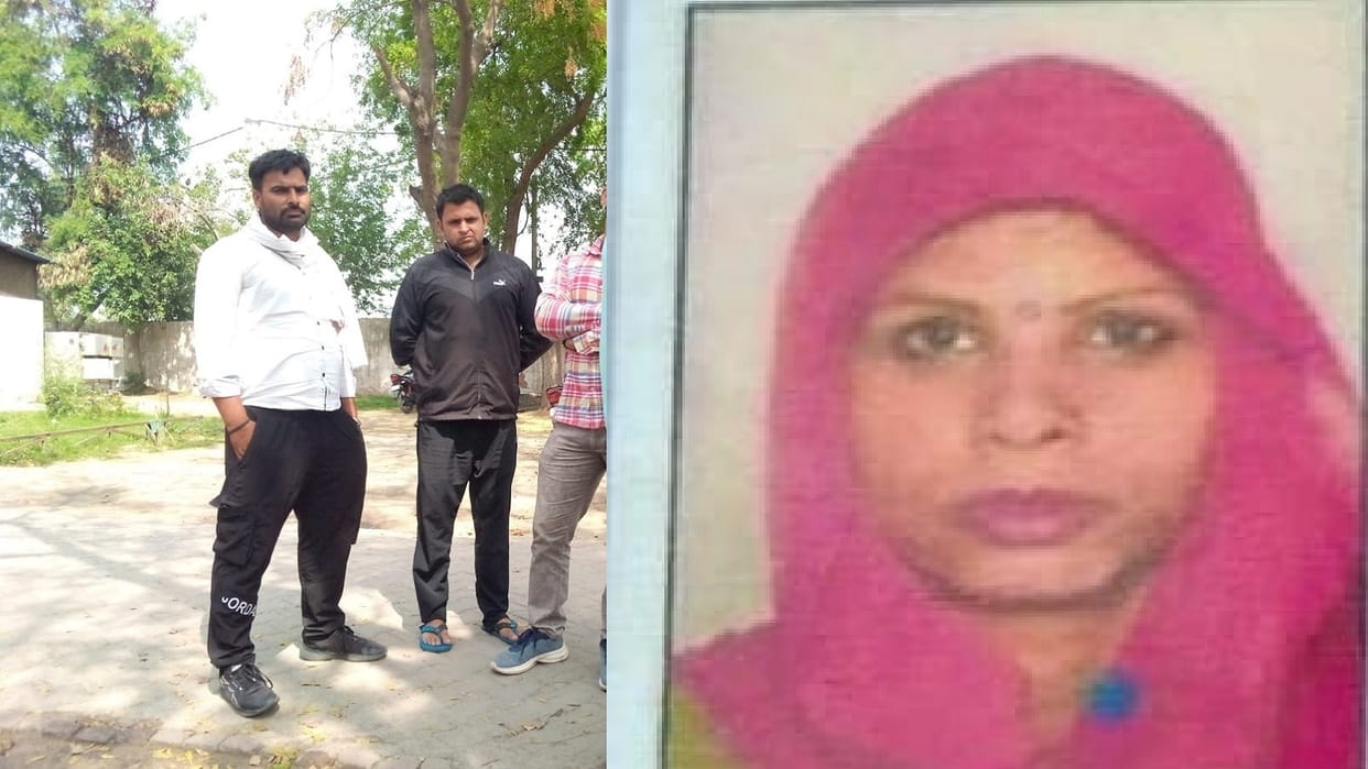 woman returning from cattle shed was crushed by school bus In Sonipat