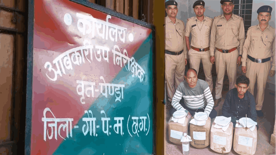 पुलिस गिरफ्त में आरोपी