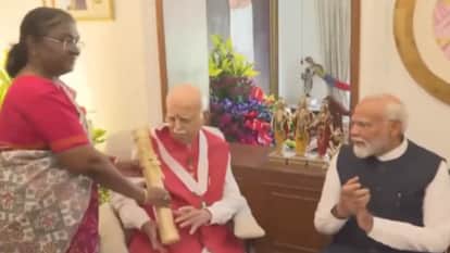 भारत रत्न से सम्मानित हुए पूर्व उप प्रधानमंत्री लालकृष्ण आडवाणी