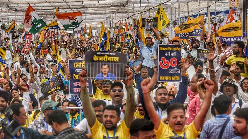 glimpse of Mini India was seen in India Alliance Maharally at Ramlila Maidan