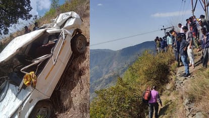 Uttarakhand Tehri Accident Near Duwakoti Tata Sumo fell into ditch  two died on the spot, eight injured