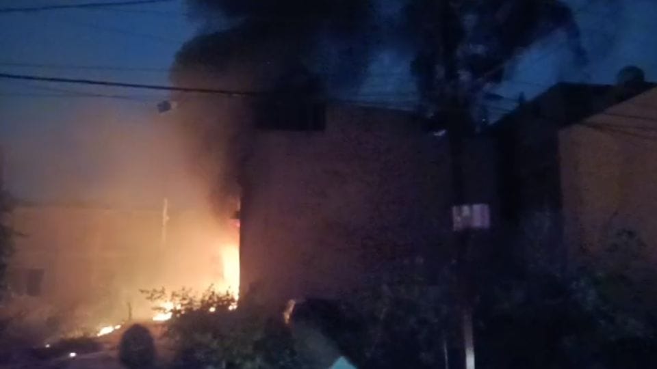 Woman and child burnt to death in house fire in Bilaspur