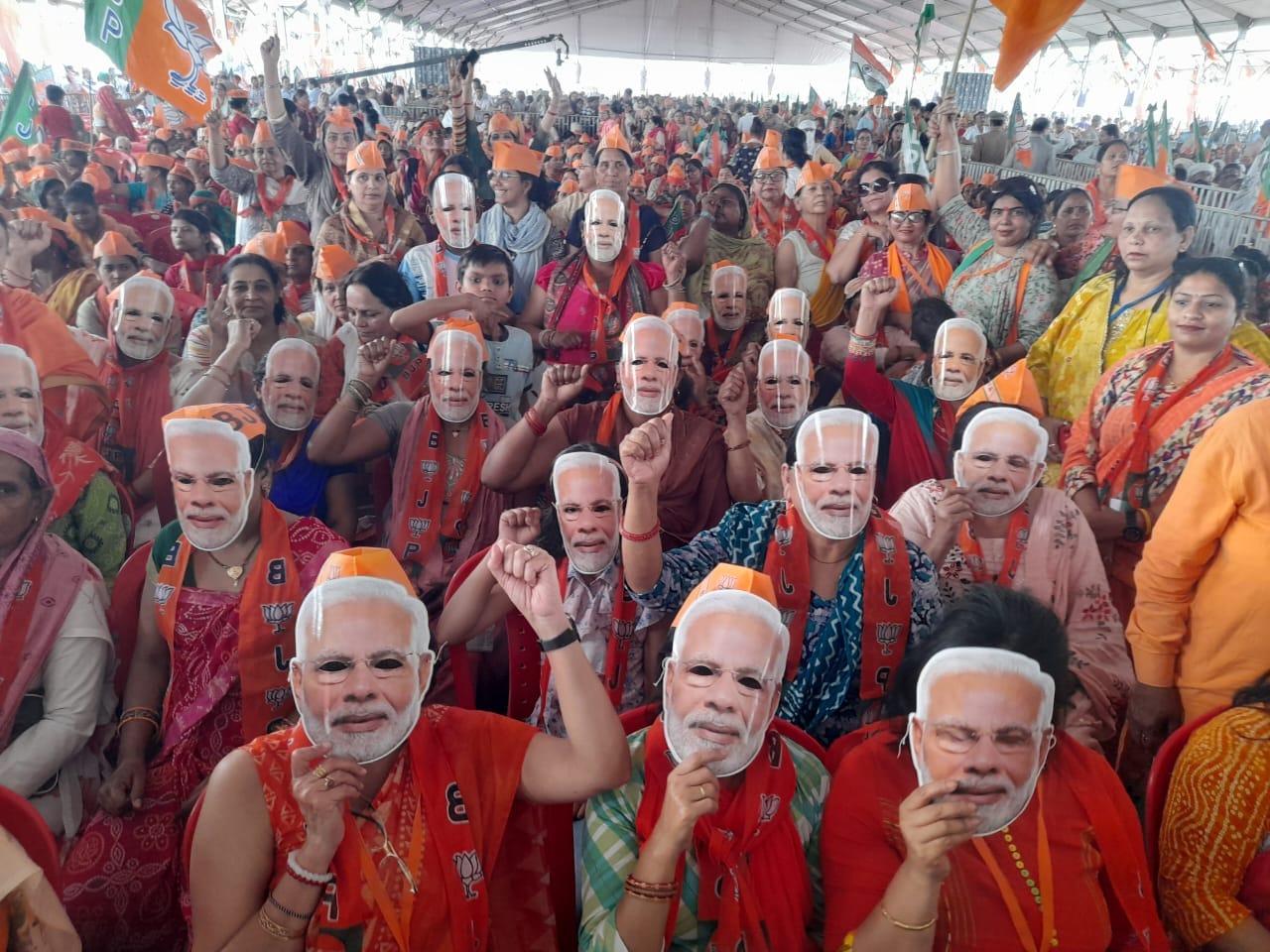 Prime Minister Narendra Modi Rally in Meerut and see photos
