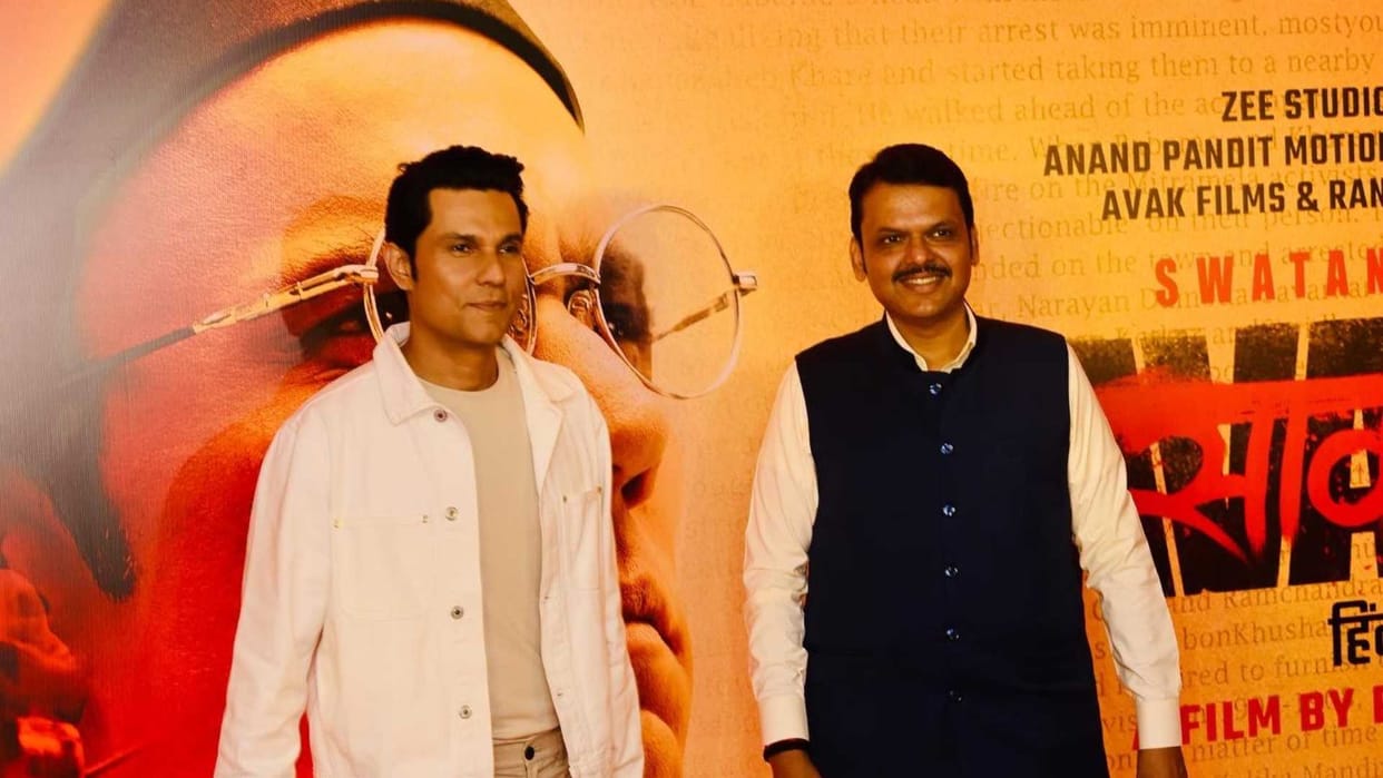 Randeep Hooda wrote thanking note for Deputy CM of Maharashtra for attending swatantra veer savarkar screening