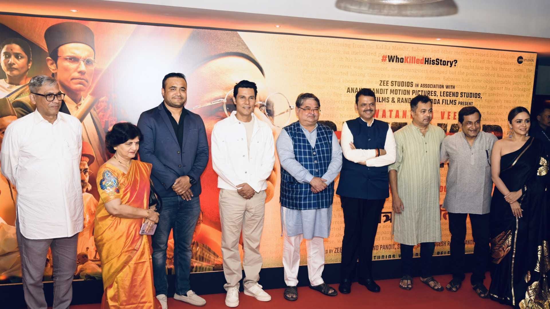 Randeep Hooda wrote thanking note for Deputy CM of Maharashtra for attending swatantra veer savarkar screening