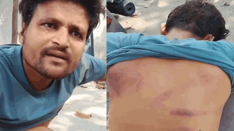 wanted accused was not found in Korba and his brother was beaten up