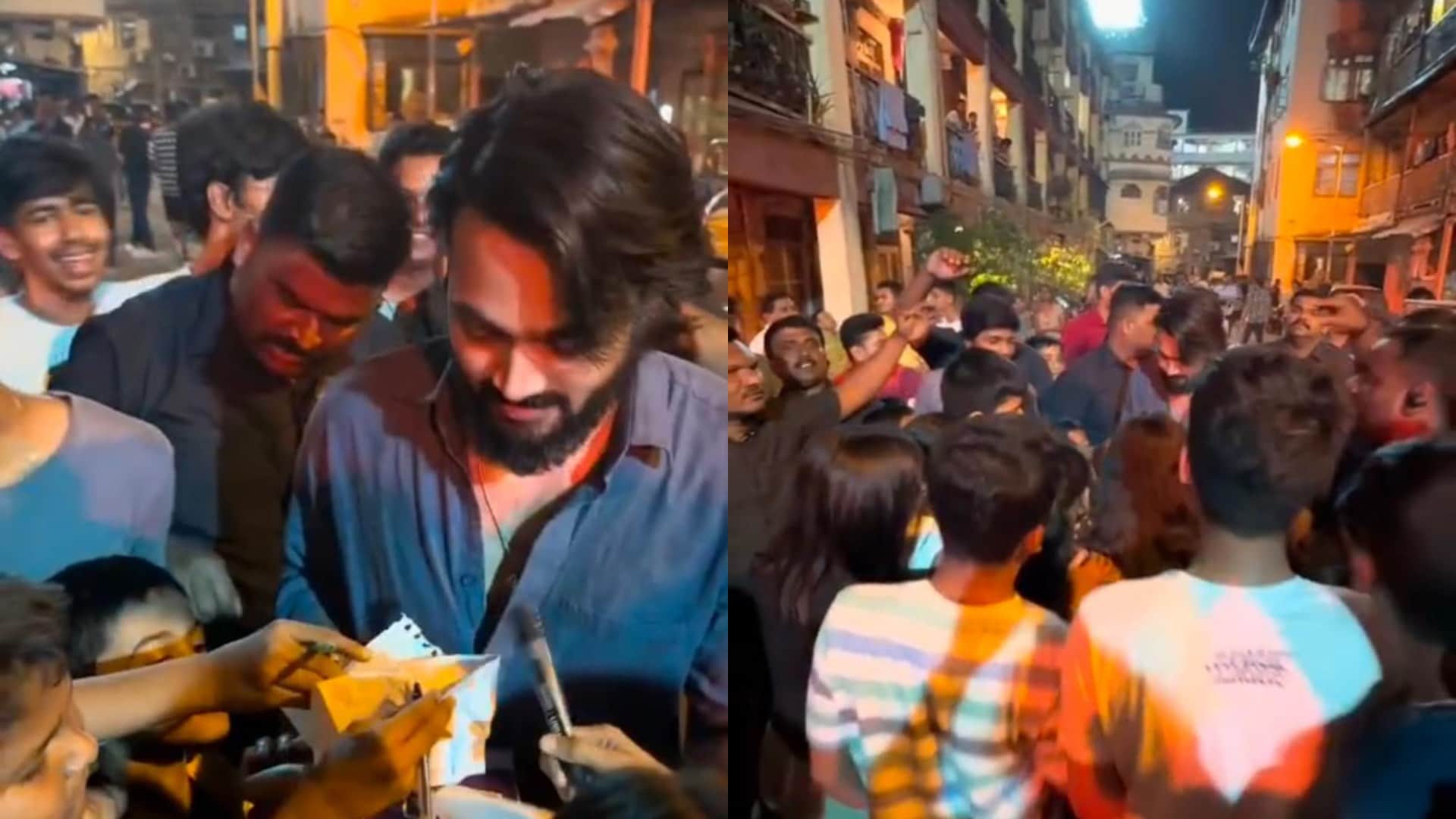 Bhuvan Bam mobbed on sets of Taaza Khabar season 2 fans were eager to capture a moment with youtuber