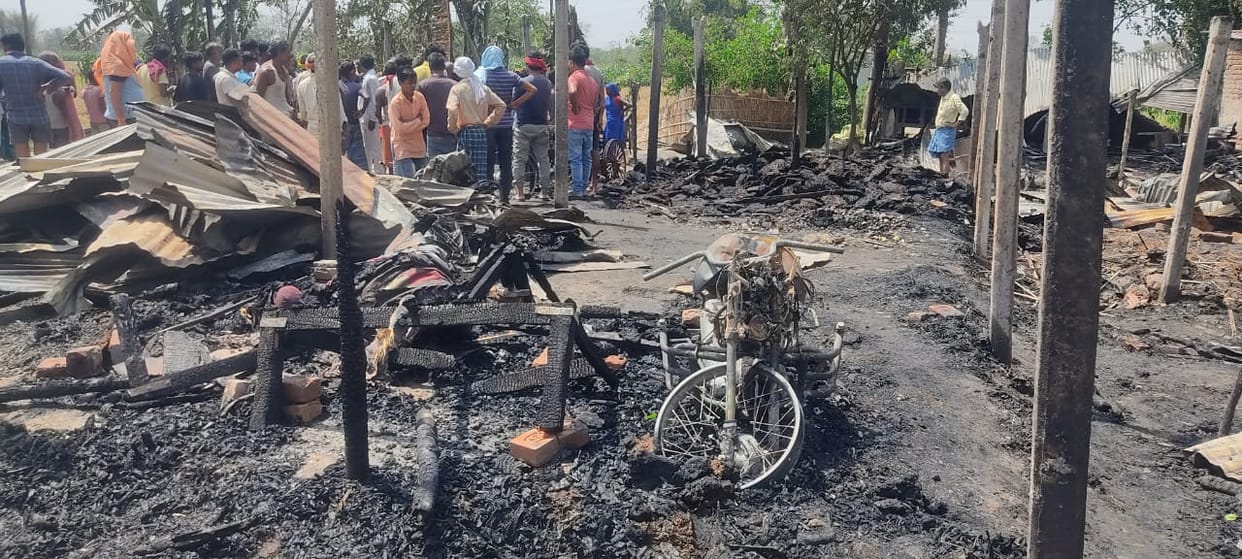 Bihar News: Two children died after being burnt alive in Madhepura; fire, fire prevention; fire brigade