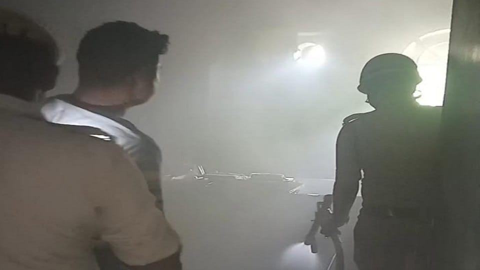Fire broke out in the chamber of Deputy Collector in Collectorate in Korba