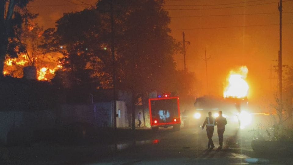 fire broke out in chemical factory in Durg