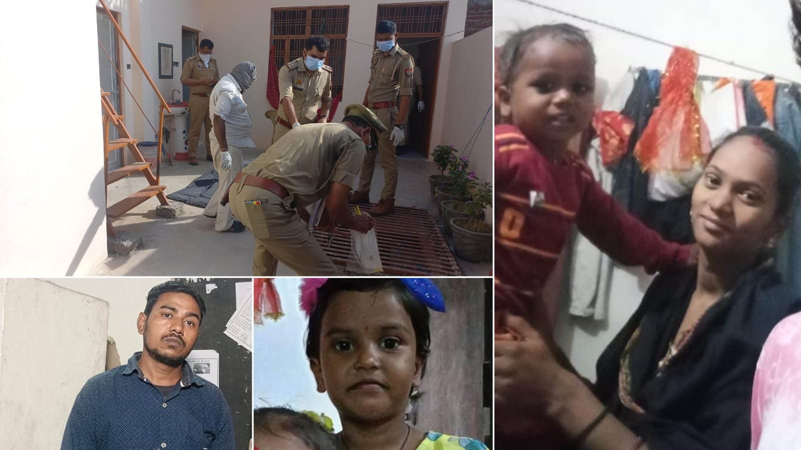 POP artisan killed wife and two children in Lucknow see Photos