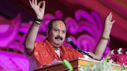 Pandit Pradeep Mishra injured coconut hit his head swelling in brain