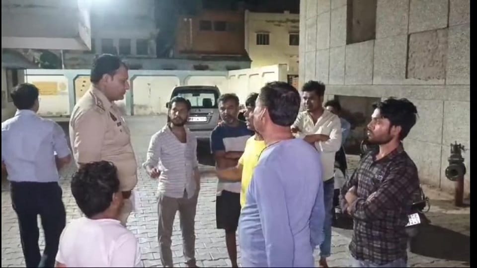 tension in Nagla Haveli locality after the murder of a young man by beating him with a rod over a dog dispute